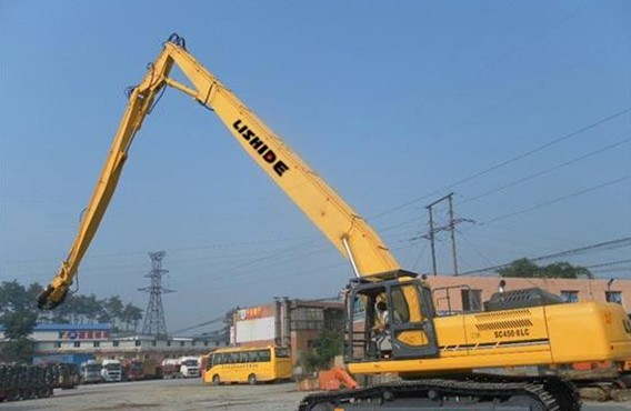 挖掘機拆樓臂、三段式加長臂、挖掘機拆樓臂廠家